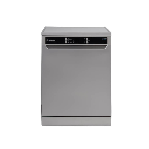 Dishwasher White Point, 14 Place Settings, 60 cm, 8 Programs, Steam, Digital, Silver - WPD148HDS