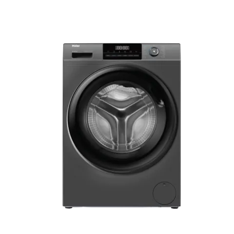 Automatic Washing Machine Haier, Front Load, 9kg, Inverter, Steam, 1400rpm, Silver - HW90-BP14929AS6