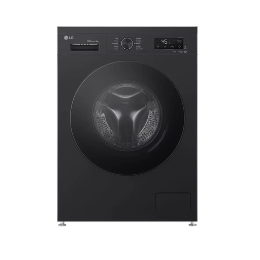 Automatic Washing Machine LG, Front Load, 9kg, 1400rpm, Inverter Direct Drive, Digital, Steam, WiFi, Black - F4Y2VYGYZ