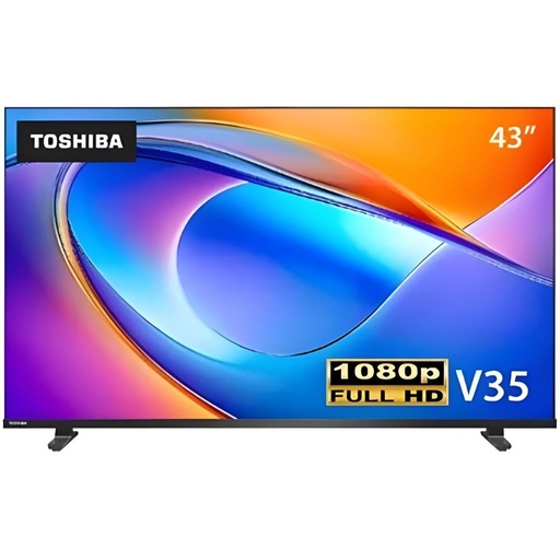 Smart TV Toshiba, 43 inch, Full HD, Frameless, Built-in Receiver - 43V35RP
