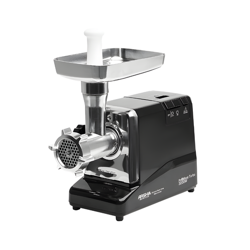 Meat Grinder Arshia, Pro Turbo, 3200W, 1 Attachment, Black - MG1401-2138