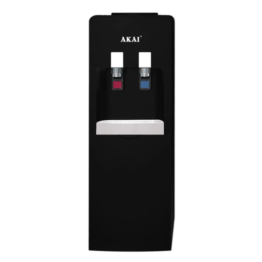 Water Dispenser AKAI, 2 Taps, Hot & Cold, with Cabinet, Black - AK-WD101C
