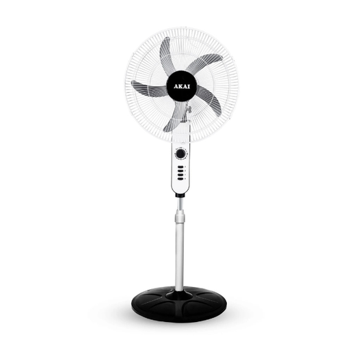 Stand Fan Akai, 18 inch, 5 Blades, White - AK-18SA