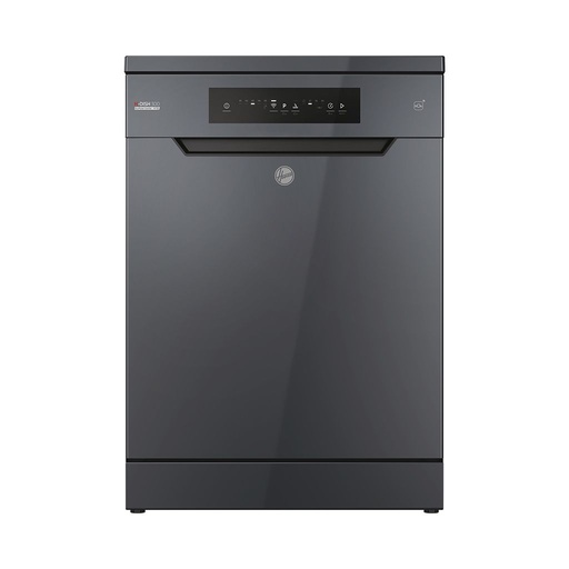 Dishwasher Hoover, 13 Place Settings, 60 cm, 5 Programs, Inverter, Wi-Fi, Digital, Dark Silver - HF3E9L0A-EG