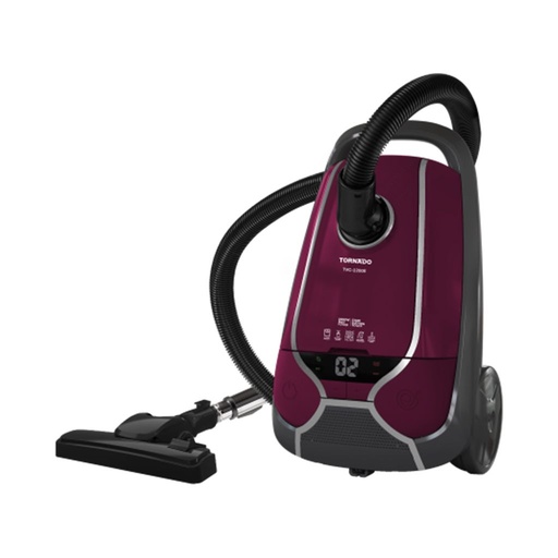 Bagged Vacuum Cleaner Tornado, 2200W, HEPA Filter, Nubity - TVC-2200EM
