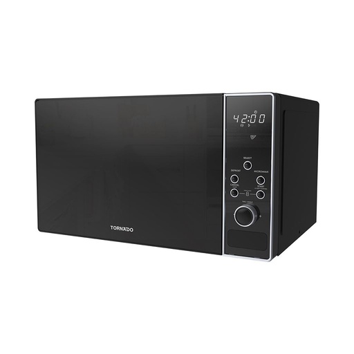 Solo Microwave Tornado, 25L, Digital, 900W, 8 Programs, Black - TMDS-25EL-BKS