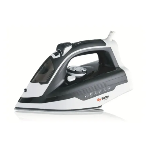 Steam Iron Black Stone, 2600W, 350 ml, Black - SW-305
