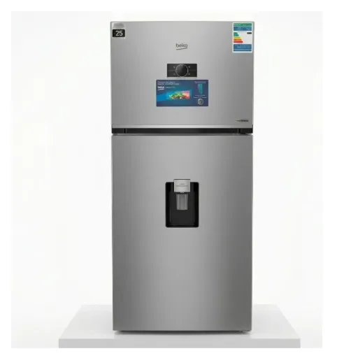 Refrigerator Beko, Inverter, No Frost, 406L, External Dispenser, Digital, Stainless - RDNE455M20XBIDTEWEG