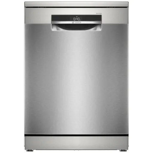 Dishwasher Bosch, 14 Place Settings, 60 cm, Series 6, 6 Programs, Home Connect, EfficientDry, Brushed Steel - SMS6EMI62V