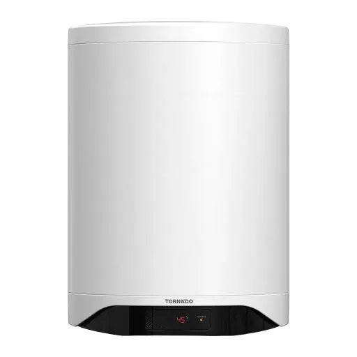 Electric Water Heater Tornado, 50L, Enamel, Smart, Digital Display, White - TEEE-50D1W