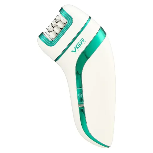 Epilator VGR, 3-in-1 Multi-Heads, Built-in Smart Light, 50-min Cordless Use, Ni-MH Rechargeable - V-713
