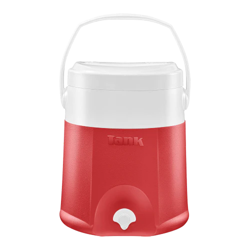 Ice Tank, 12L, Cold up to 12 Hours, Polyurethane Insulation - Red