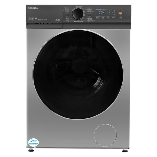Automatic Washing Machine Toshiba Miraco, Front Load, 8.5kg, Ultra Fine Bubble, Aroma+, Inverter, Smart Wi-Fi, Dark Silver - TW-T21BU95UWEG(SG)