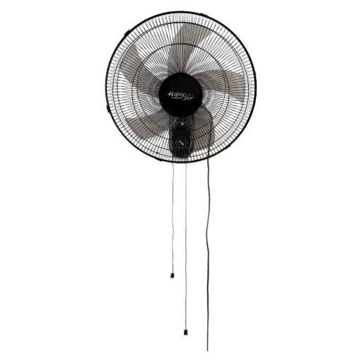 Wall Fan Hegazy Star, 18 inch, Plastic, 3 Speeds, Black - HAZ453