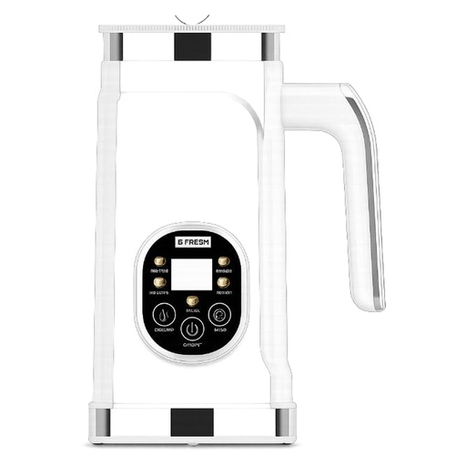 Electric Turkish Coffee Maker Fresh, Digital Touch, 500W, 320ml, 1-6 Cups, Milk Frother, White - FCM-500TMA-WT