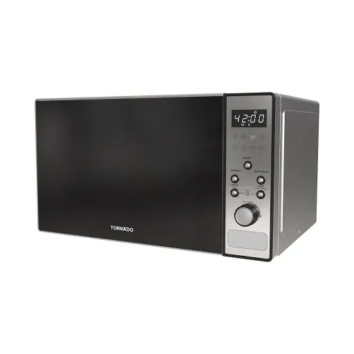 Solo Microwave Tornado, 25L, Digital, 900W, 8 Programs, Silver - TMDS-25EL-S