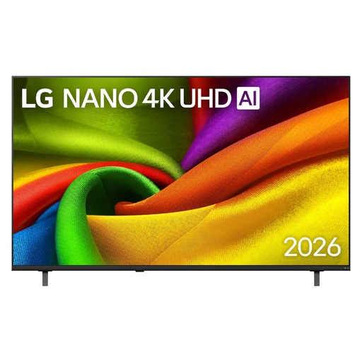 ‫شاشة ال جي، 65 بوصة، نانو 4K، ماجيك ريموت، ذكاء اصطناعي، موديل 2026، 4K، سمارت، ريسيفر داخلي - 65NU850B6LA‬
