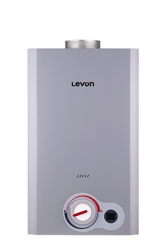 Gas Water Heater Levon, 10L, Pro, Digital, Multi-Power, Silver - LV-10LDH4-JSD20-SV